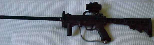 TIPPMAN A5 PAINTBALL GUN WITH MANY ACCESSORIES
