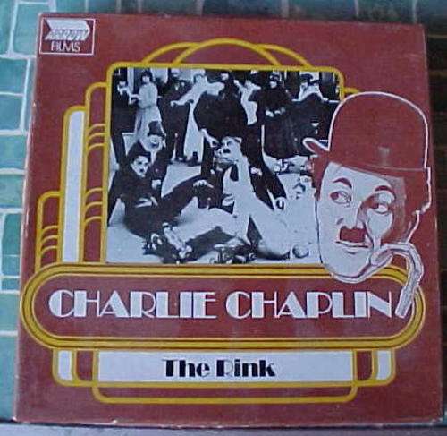 MOVIES - 8 MM SUPER 8 BLACK & WHITE - CHARLIE CHAPLIN THE RINK
