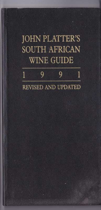 JOHN PLATTER - SOUTH AFRICA WINE 1991 HARDCOVER BOOK