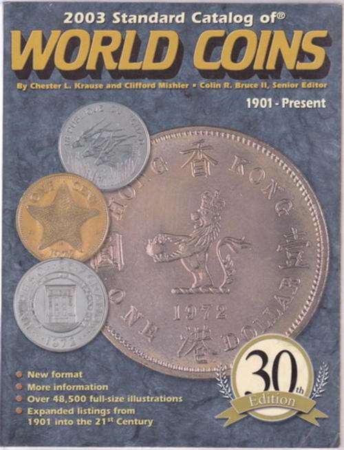 STANDARD CATALOG OF WORLD COINS 2003 PRINTING