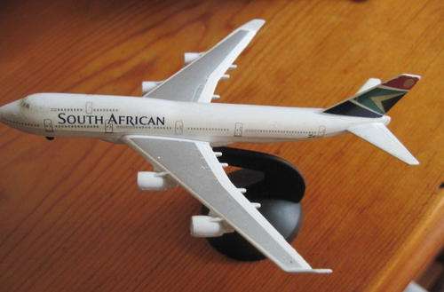 SOUTH AFRICAN AIRWAYS MODEL BOEING 747 MADE BY SCHABAK