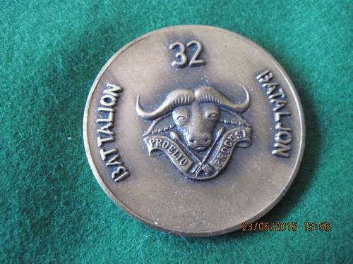 SOUTH AFRICA - BORDER WAR - 32 BATTALION CHALLENGE COIN