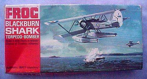 FROG-BLACKBURN SHARK TORPEDO BOMBER 1:72 SCALE MODEL KIT IN ORIGINAL BOX WITH SEALED INNER PACKET
