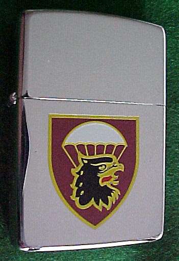 44 PARACHUTE BRIGADE HEADQUARTERS- ZIPPO LIGHTER NEVER USED 1994 ISSUE WITH ZIPPO CASE