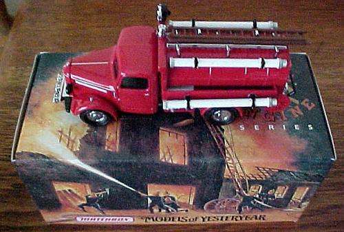 MATCHBOX MODELS OF YESTERYEAR-FIRE ENGINE SERIES NEW IN BOX - YFE 04 1939 BEDFORD TANKER