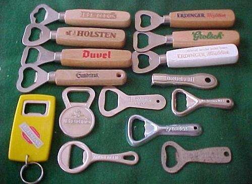 BOTTLE OPENERS - JOB LOT 15 DIFFERENT IDEAL AS DISPLAY FOR BAR