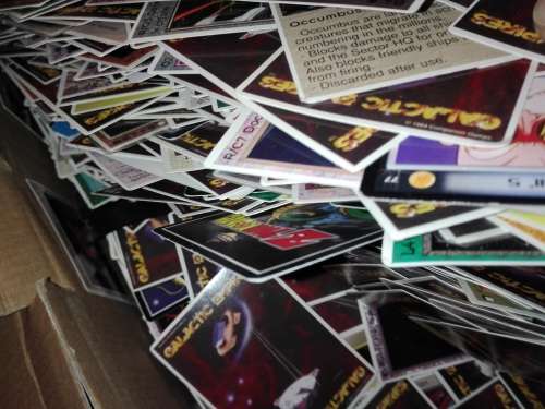 Box with thousands of collectible cards Galactic Empires, DBZ, Star Wars ect 3000+++