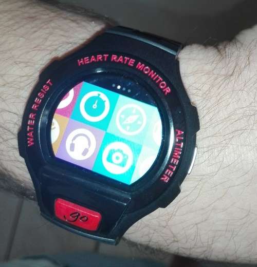 Alcatel Go Smart Watch, Heart Rate Monitor, Altimeter, Black Brand New!!!