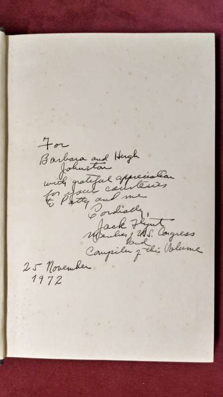 Sir Winston Churchill - Memorial Addresses And Tributes (SIGNED BY Jack Flynt, U.S. Congress)