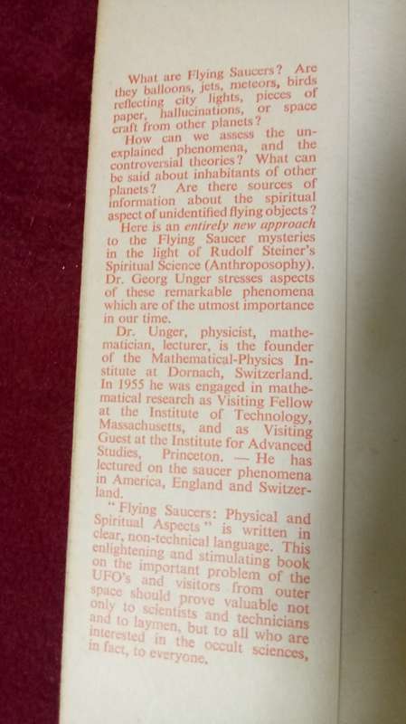 Flying Saucers - Physical and Spiritual Aspects