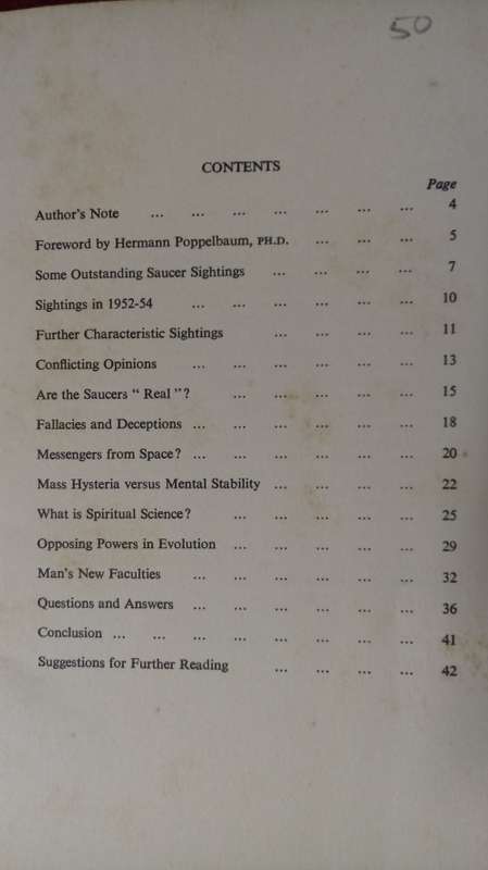 Flying Saucers - Physical and Spiritual Aspects