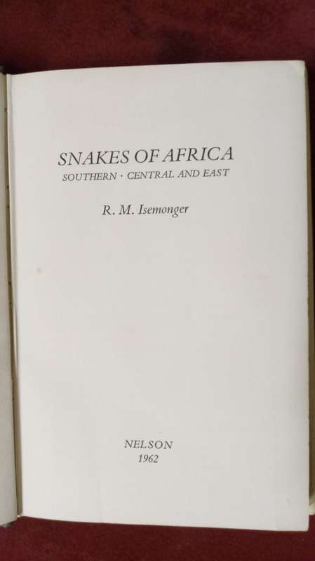Snakes of Africa - southern, central and east
