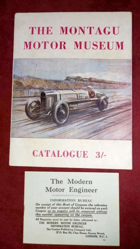 The Montagu Motor Museum Catalogue, Beaulieu : Hampshire