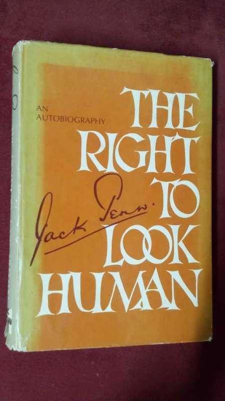 The Right To Look Human (signed by the author)
