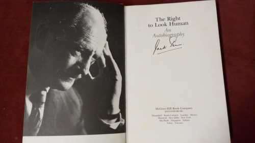 The Right To Look Human (signed by the author)