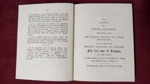 United Grand Lodge of England - Freemason Constitutions (1926)