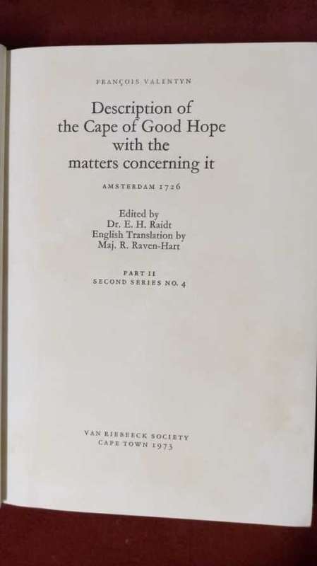 Description of the Cape of Good Hope with the matters concerning it