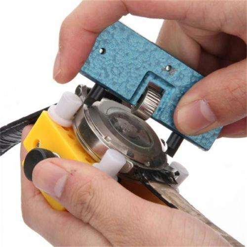 Adjustable watch base removal tool