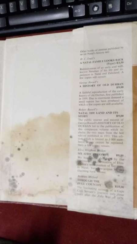 Dear Louisa - History of a Pioneer Family in Natal (signed copy)