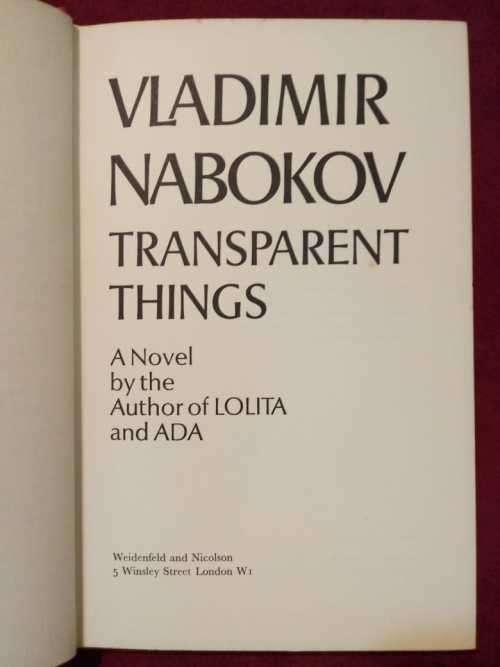 Transparent Things