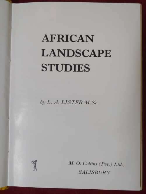 African Landscape Studies