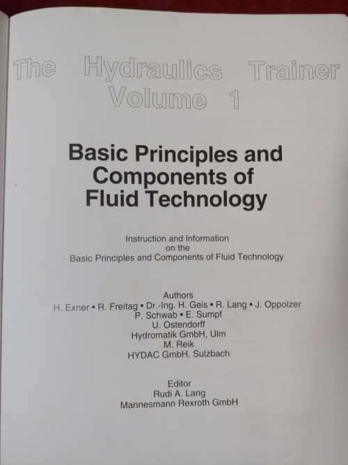 Basic Principles and Components of Fluid Technology - Volume 1