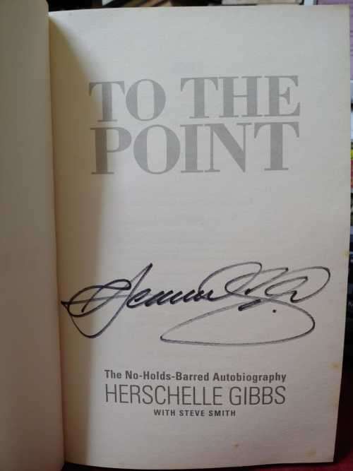 To The Point (SIGNED by Herschelle Gibbs)