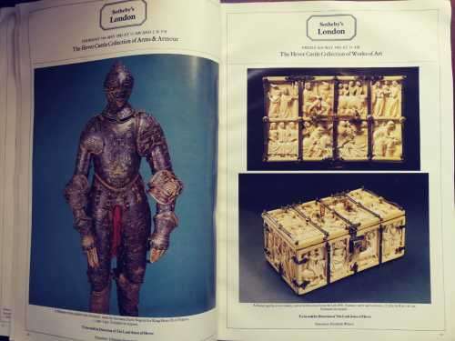 Sotheby`s Preview - April/May 1983 - Arms and Armour, The Hever Castle Collection, Pottery, Islamic,