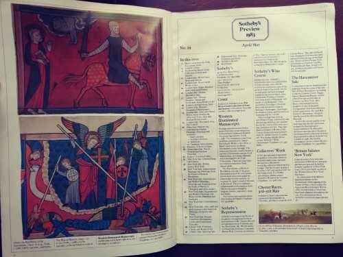 Sotheby`s Preview - April/May 1983 - Arms and Armour, The Hever Castle Collection, Pottery, Islamic,