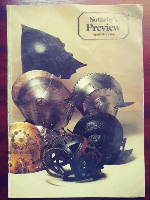 Sotheby`s Preview - April/May 1983 - Arms and Armour, The Hever Castle Collection, Pottery, Islamic,