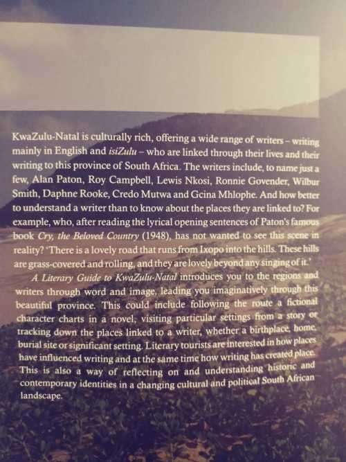 A Literary Guide to KwaZulu-Natal (signed copy)