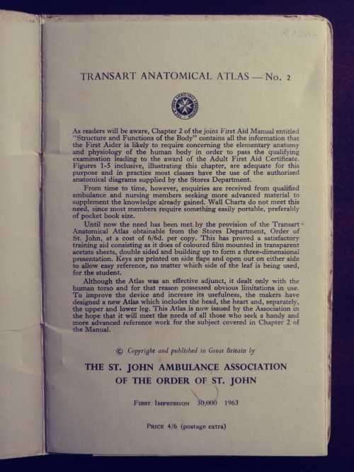 Anatomical Atlas - St. John`s Ambulance Association