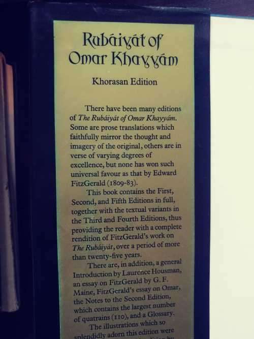 Rubaiyat of Omar Khayyam - (Fitzgerald tr.)