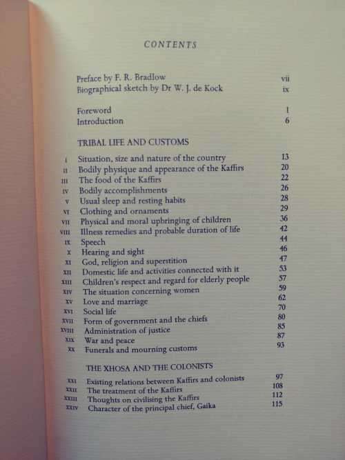 Alberti`s Account of the Xhosa in 1807
