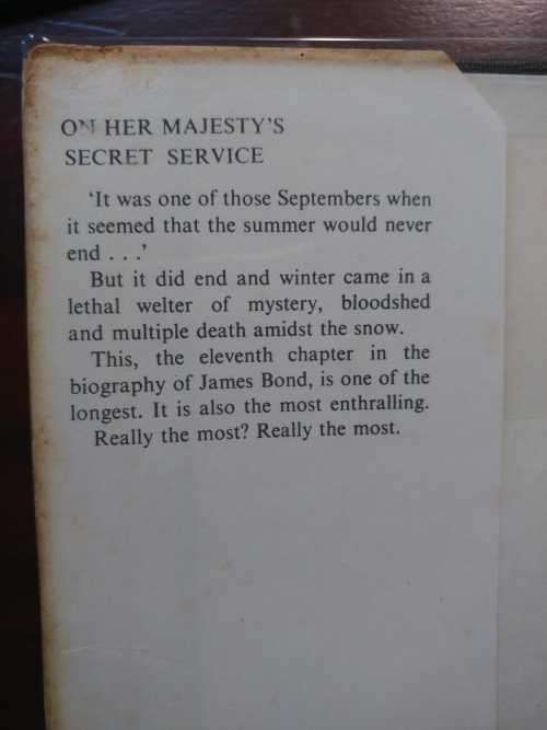 On Her Majesty`s Secret Service - Ian Fleming