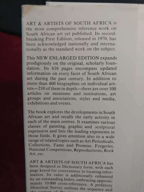 Art and Artists of South Africa