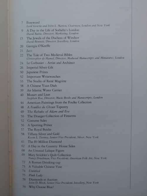 Sotheby`s Great Sales 1987-88