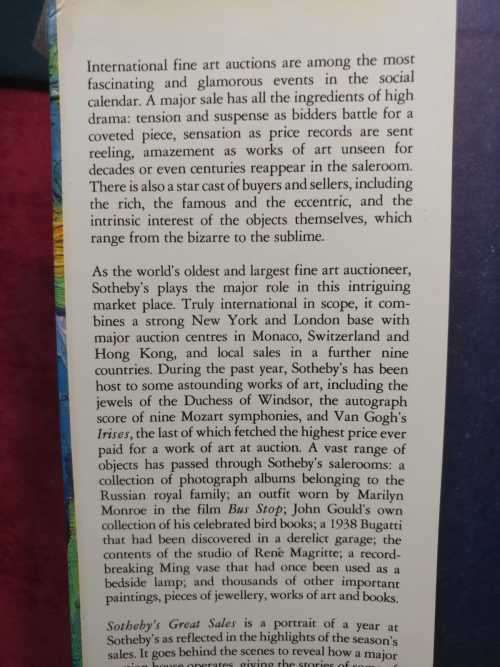 Sotheby`s Great Sales 1987-88