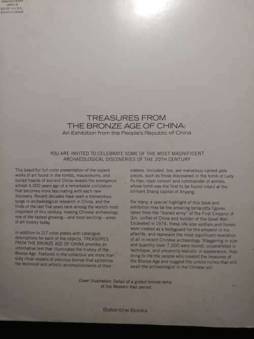 Treasures From The Bronze Age Of China