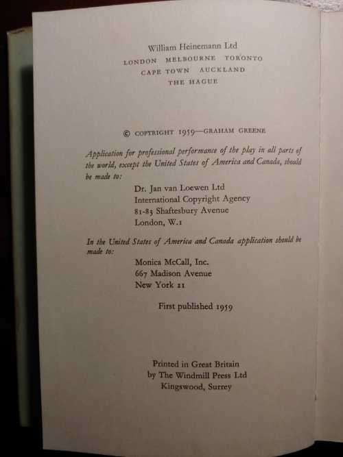 The Complaisant Lover (Graham Greene)