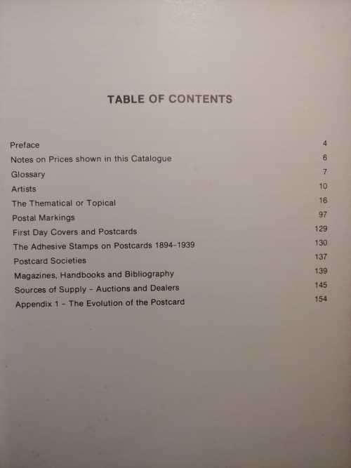 Picton`s Postcard Catalogue 1980