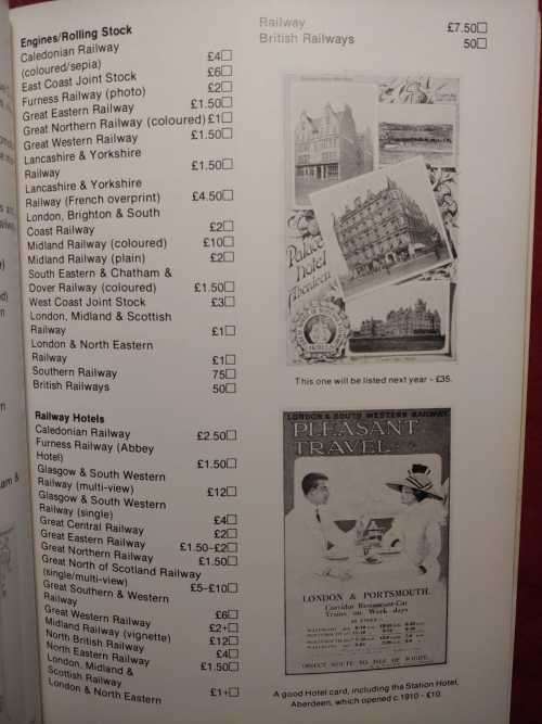 Picton`s Postcard Catalogue 1980
