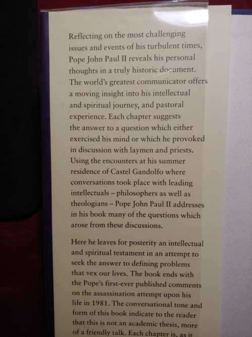 Pope John Paul II - Memory & Identity - Personal Reflections