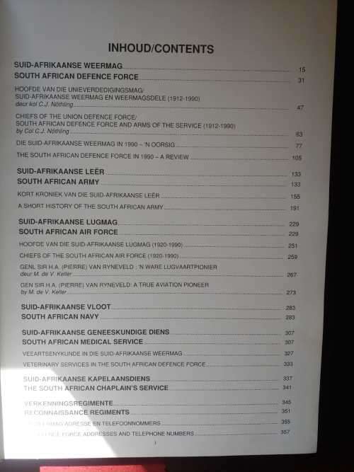Suid Afrikaanse Weermag - Oorsig - South African Defence Force -  Overview