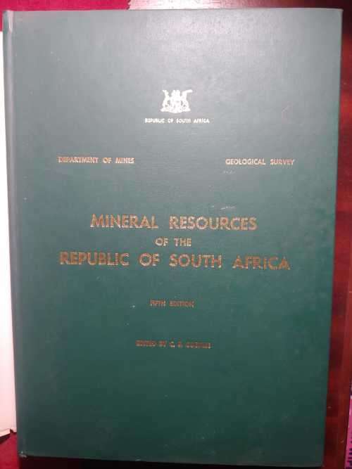 Mineral Resources of The Republic of South Africa - Department of Mines