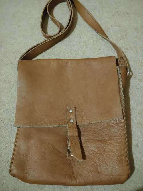 Man`s Leather Sling Bag
