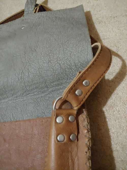 Man`s Leather Sling Bag