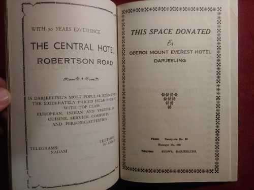 Darjeeling District - A Short History (scarce signed copy)