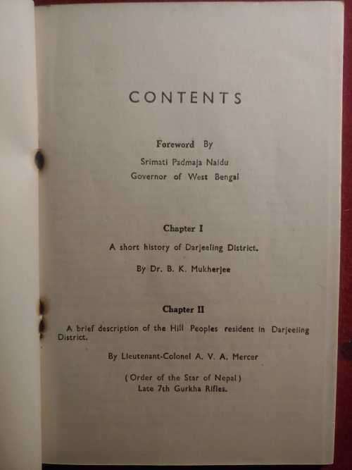 Darjeeling District - A Short History (scarce signed copy)