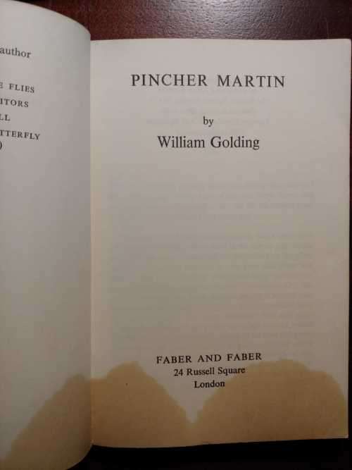 Pincher Martin - William Golding
